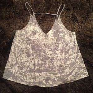 AE lavender velvet cami top